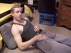 Fabulous male pornstar in hottest masturbation, solo male homosexual adult clip