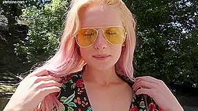 Fashion Model Nude Under Her Summerdress - Stefolino