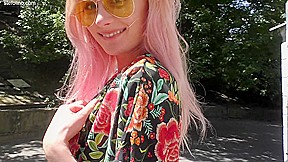 Fashion Model Nude Under Her Summerdress - Stefolino