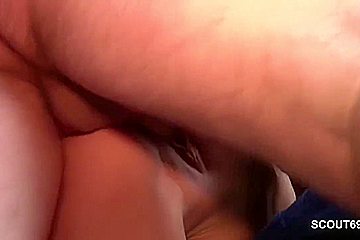Fat Farmer Makes Skinny Blonde To Blowjob His Dick