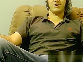 Fatty boy sucks big hairy dick and makes his buddy cum