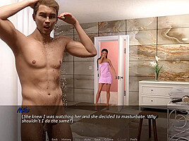 Fetish Locator A Hot Girl Is Watching A Guy Jerk Off His Cock Under The Shower Ep 4