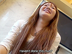 First Time Amateur Japanese Gyaru Strips Clothing And Makeup