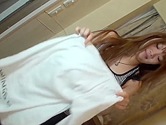First Time Amateur Japanese Gyaru Strips Clothing And Makeup