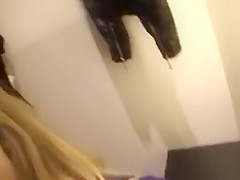 Fitting room sex fun