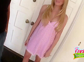 Fresh teen 18+ Blonde In The Middle With Cara Dee