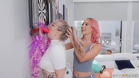 Fucking Gfs Dildo-loving Roommates / 1 10 2022 - Jazmin Luv, Aubree Valentine And Kaiia Eve