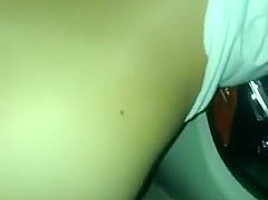 Fucking my gf on top of her Step mother’s car