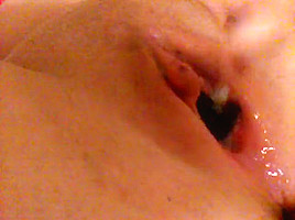 Fucking slut pussy with two objects! Kik is usemyholes21