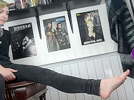 Funky Ass Black Socks Goth Girls