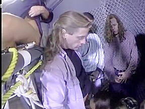 Gangbang in garage