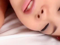 Gangbanged jap beauty taking two fingers deep in