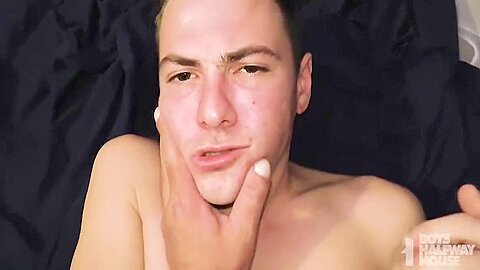 Gay Boy - Bitch Boy Cunt Spread Open By Older Man In Pov Bareback