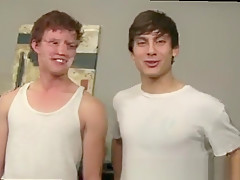 Gay baseball sex movietures Zaden deepthroats on Riler's nipple as he