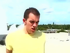 Gay pays for blowjob then anal fucks