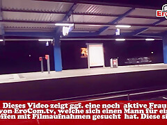 German Chubby Blonde teen 18+ Flirt On Street And Public Pick U