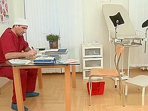 Gets Her Pussy Examined By Doctor