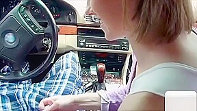 Gf Ella Woods Sucks Bfs Dick In The Car