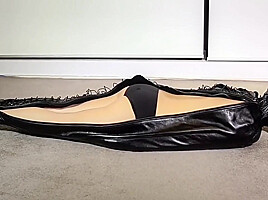 Girl Trapped In Sleepsack