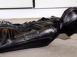 Girl Trapped In Sleepsack