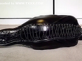 Girl Trapped In Sleepsack