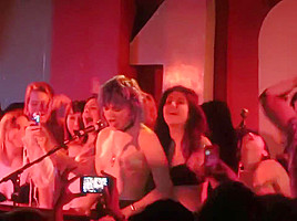 Girls At Soko Concert Show Their Tits On Stage