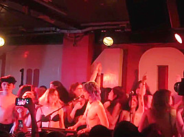 Girls At Soko Concert Show Their Tits On Stage
