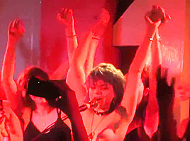 Girls At Soko Concert Show Their Tits On Stage