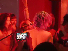 Girls At Soko Concert Show Their Tits On Stage