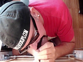 Gloryhole Amateur Mature Gay Sucks Black Bf At Home