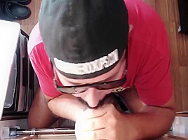 Gloryhole Amateur Mature Gay Sucks Black Bf At Home