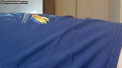 Gloryhole BJ DILF fucked in homemade closeup private video