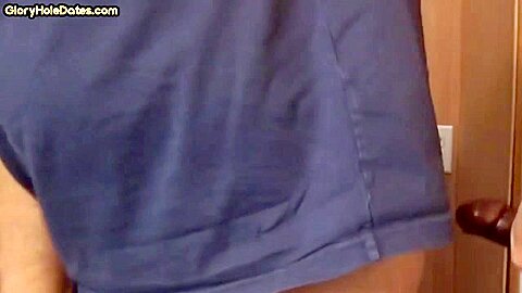 Gloryhole BJ DILF fucked in homemade closeup private video