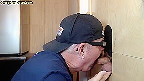 Gloryhole gaydaddy sucks gloryhole cock be4 POV barebacked