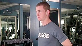 Going hard in the gym - The French Connection
