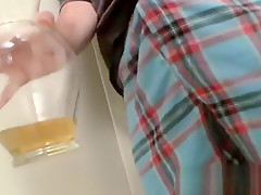 Good looking straight jock jerks it off in the closet solo