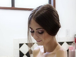 Gorgeous Lesbian Brunette