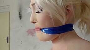 Gorgeous beauty punished with toys and NT
