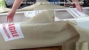 Granny takes delivery of busty fuckable living sex doll