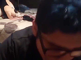 Grindr Hookup: Latino Twink Comes Over For Head