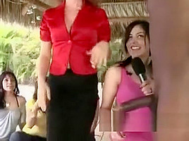 Group Of Women Watch Big Cock Blowjob