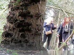 Group of teens 18+ caught pissing in the nature