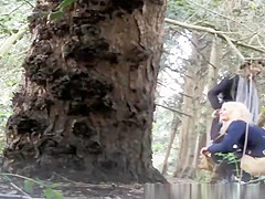 Group of teens 18+ caught pissing in the nature