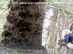 Group of teens 18+ caught pissing in the nature
