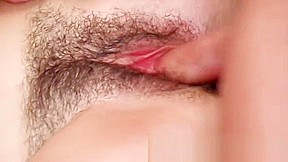 Hairy babe gives it all to her lover