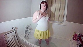 Haley Washes the body