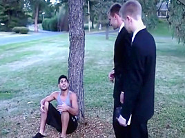 He Gets Double Teamed By Mormon Missionaries