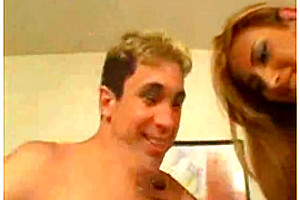 Heavy cumshot after pleasant anal with a tranny