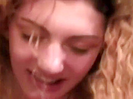 Her Hairy Puss Gets Fucked With A Strapon