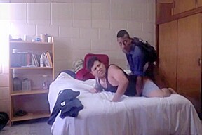 Hetero guy cuts class to fuck gay bottom